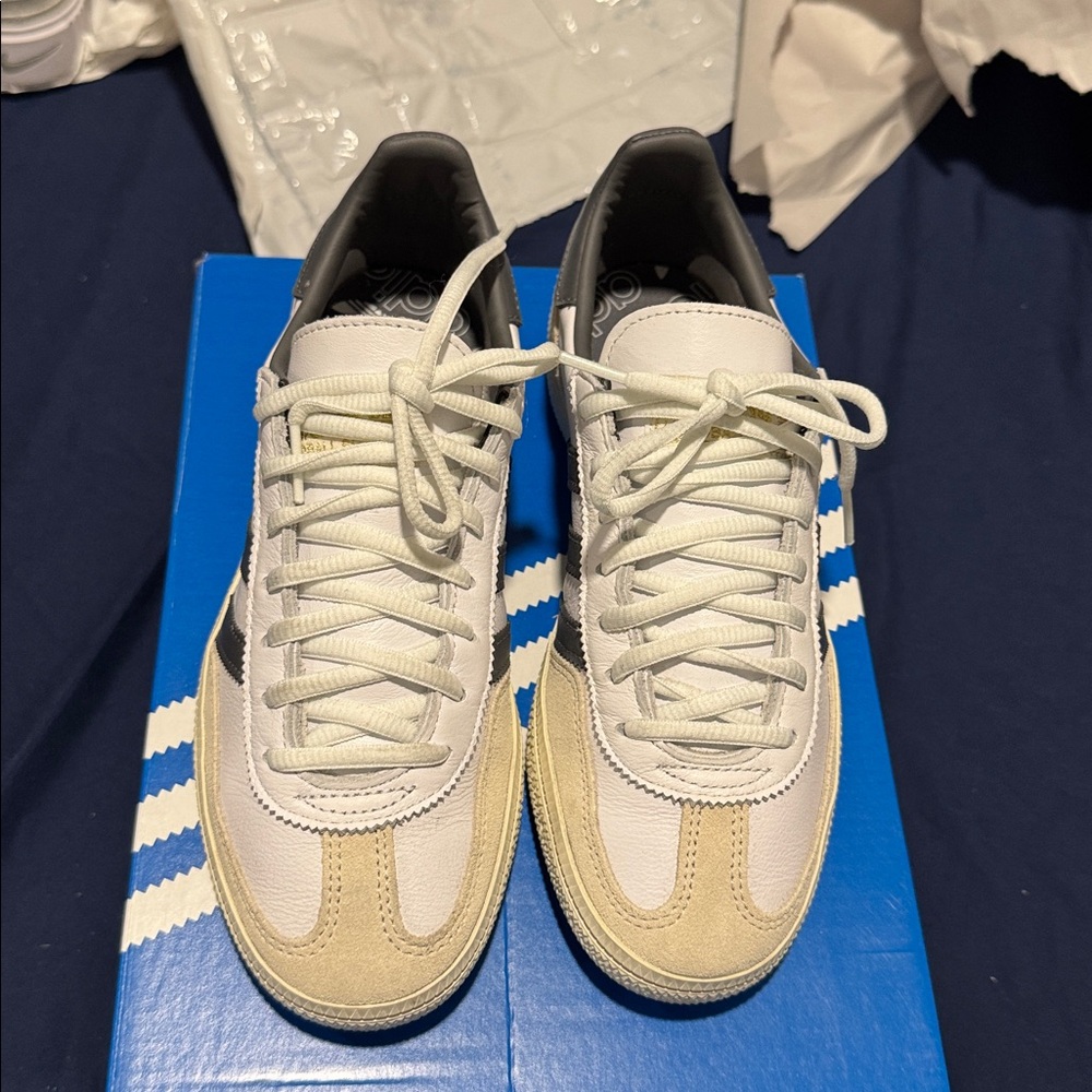 adidas White and Black Athletic Shoes - Picture 9 of 14